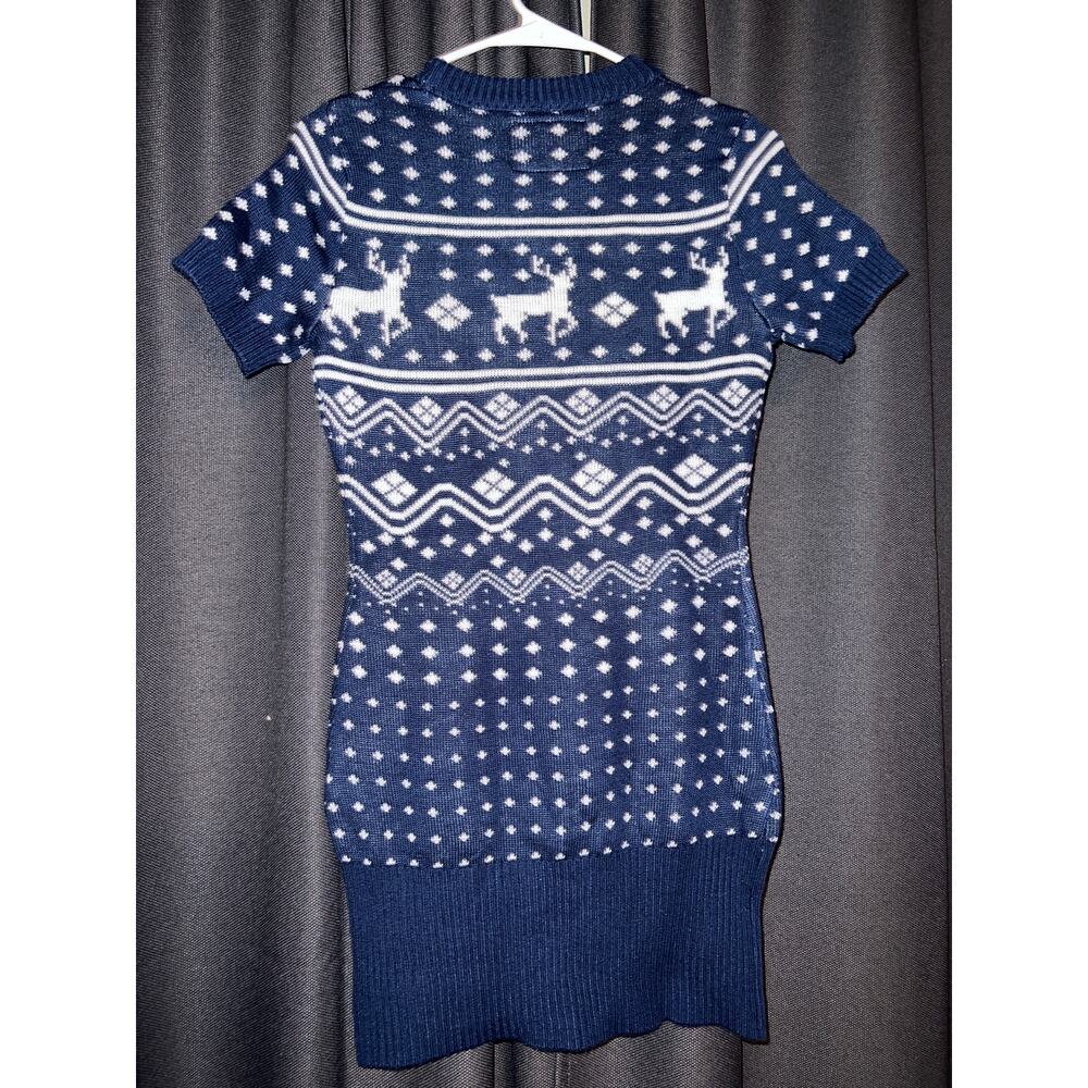 Ugly Christmas Sweater Dress Xmas Size XS Tipsy Elves - Picture 3 of 3